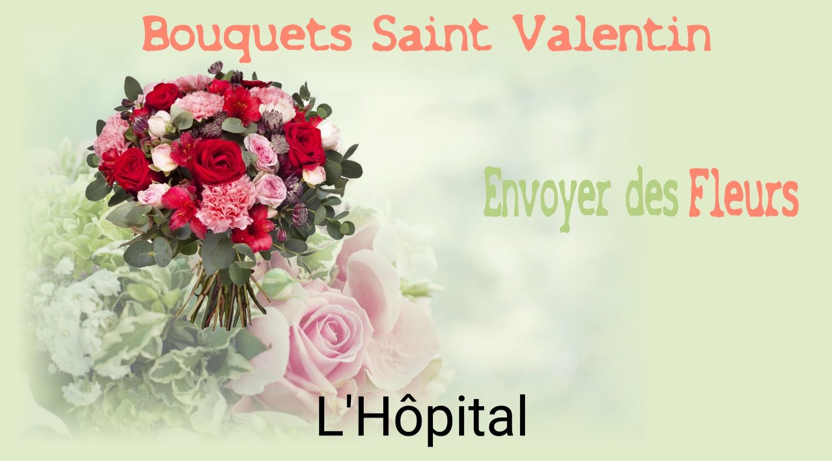 Roses de Saint-Valentin livrées à L'Hôpital